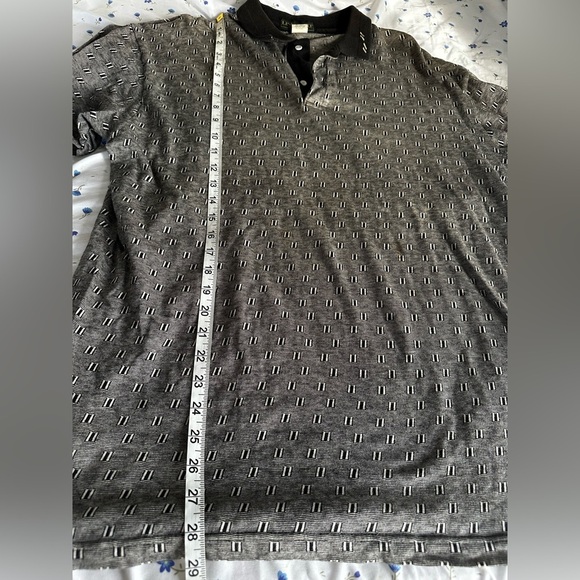 Vintage 80’s Men’s XL Linksport 100% Cotton Geometric Polo Golf Shirt. - Picture 4 of 11